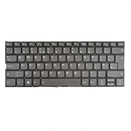 Lenovo IdeaPad C340-14API tastatură pentru notebook, fără ramă, gri CZ/SK, cu iluminare din spate