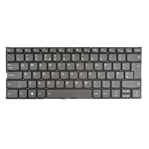 Lenovo IdeaPad C340-14API tastatură pentru notebook, fără ramă, gri CZ/SK, cu iluminare din spate