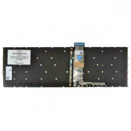 Lenovo IdeaPad 5-15ARE05 tastatură pentru notebook, fără ramă, gri CZ/SK, cu iluminare din spate