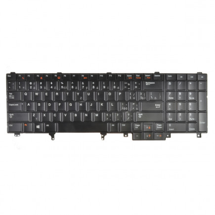 Dell Latitude E6520 tastatură pentru notebook-ul CZ/SK culoarea Negru