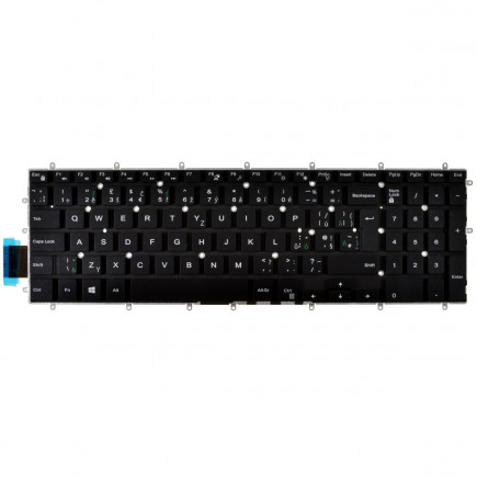 Dell Inspiron 3780 tastatura cehă fără ramă, de culoare neagră pentru laptopuri