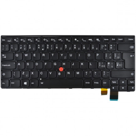 Lenovo ThinkPad T470S tastatură pentru notebook-ul CZ/SK culoarea Negru