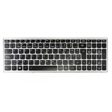 Lenovo IdeaPad Z710 tastatură pentru notebook-ul CZ/SK culoarea Argintiu