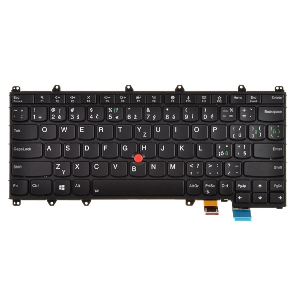 Lenovo ThinkPad Yoga 260 tastatură pentru notebook-ul CZ/SK culoarea Negru