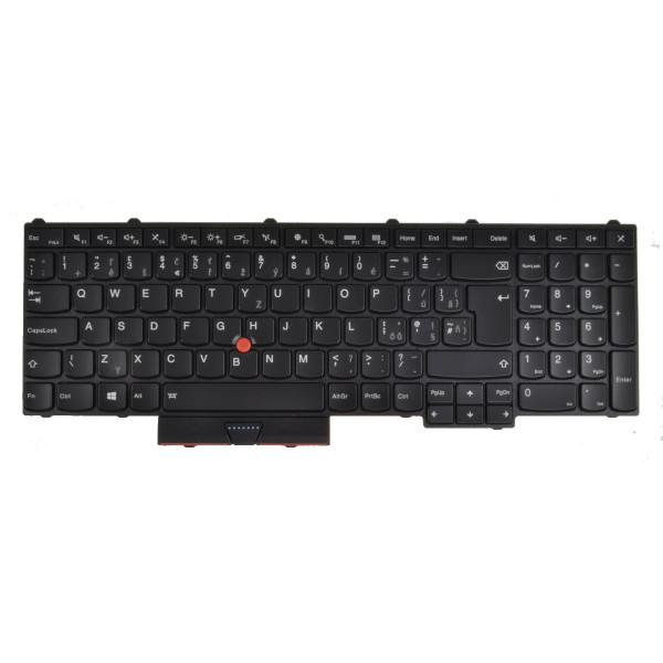 Lenovo ThinkPad P50 tastatură pentru notebook-ul CZ/SK culoarea Negru