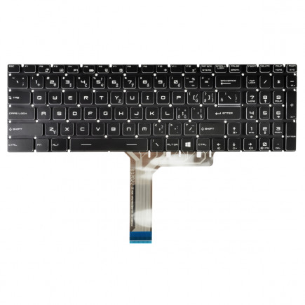 MSI GE73 8RE-066CZ Raider RGB tastatură pentru notebook, fără ramă, negru CZ/SK, cu iluminare din spate
