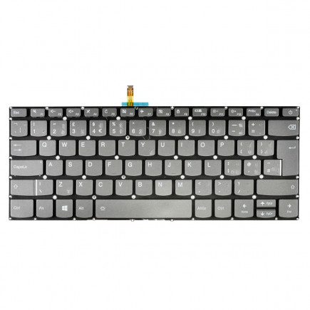 Lenovo IdeaPad Yoga 520-14IKB tastatură pentru notebook, fără ramă, gri CZ/SK, cu iluminare din spate