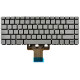 HP 14-CE2004TX tastatură pentru notebook, fără ramă, argintiu CZ/SK, cu iluminare din spate