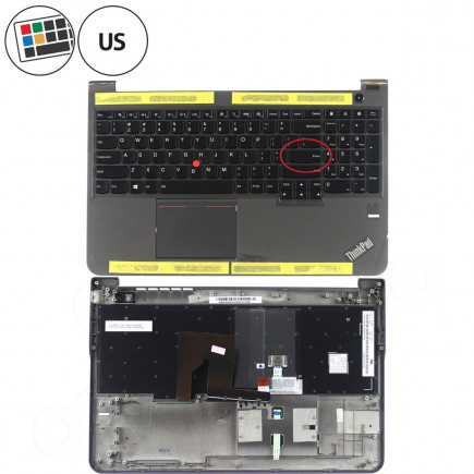 Lenovo ThinkPad S540-20B3 tastatură pentru notebook-ul CZ/SK culoarea Negru, Palmprest, Fără touchpad
