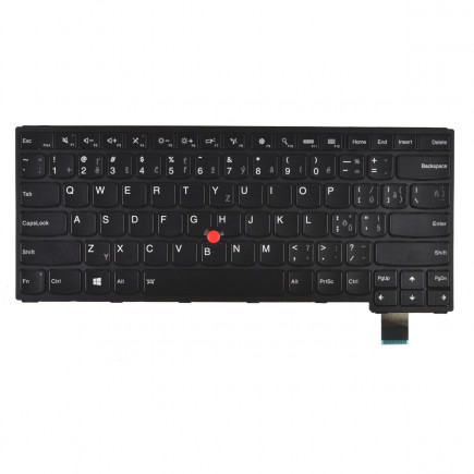 Lenovo ThinkPad Yoga 460 tastatură pentru notebook-ul CZ/SK culoarea Negru