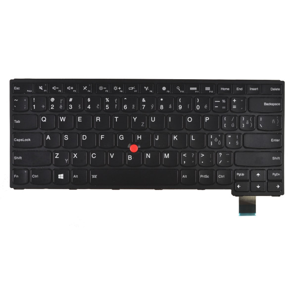 Lenovo ThinkPad Yoga 460 tastatură pentru notebook-ul CZ/SK culoarea Negru