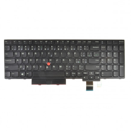 Lenovo ThinkPad T570 20H90002 tastatură pentru notebook-ul CZ/SK culoarea Negru, Fără iluminare din spate