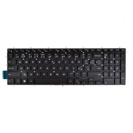 Dell Inspiron 15 (5567) tastatură pentru notebook-ul CZ/SK culoarea neagră