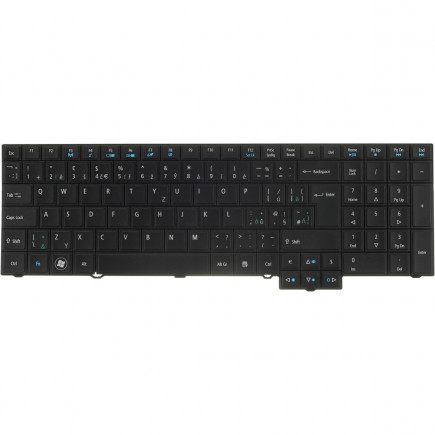 Acer Aspire 8573G TimeLineX tastatură pentru notebook-ul CZ/SK culoarea Negru, Fără iluminare din spate