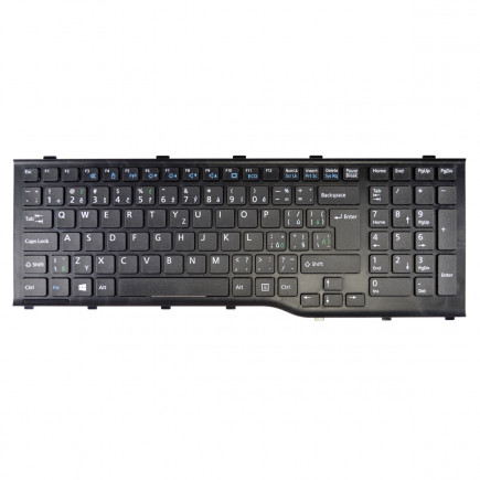 Fujitsu Siemens LIFEBOOK A532 tastatură pentru notebook-ul CZ/SK culoarea Negru, Fără iluminare din spate