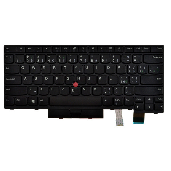 Lenovo ThinkPad A475 tastatură pentru notebook-ul CZ/SK culoarea Negru, Fără iluminare din spate