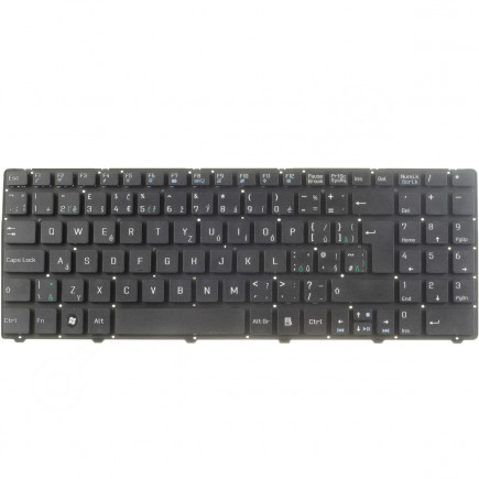 MSI CX640 tastatura cehă fără ramă, de culoare neagră pentru laptopuri