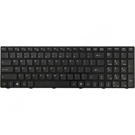 MSI MS-1761 tastatură pentru notebook-ul CZ/SK culoarea Negru, Fără iluminare din spate