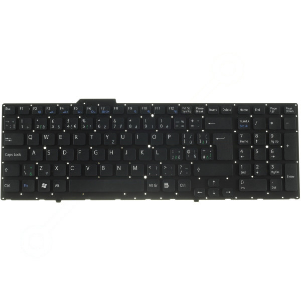 Sony Vaio VPC-F12LGXB tastatura cehă fără ramă, de culoare neagră pentru laptopuri