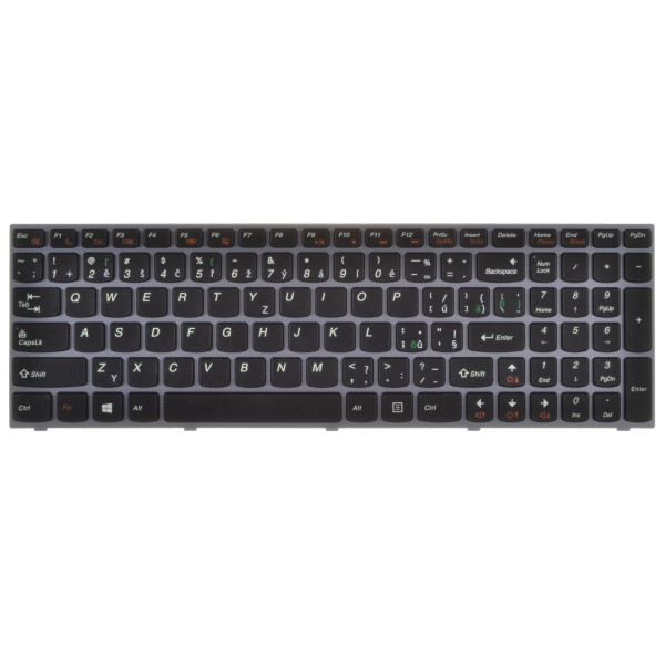 Lenovo M5400AT tastatură pentru notebook-ul CZ/SK culoarea Gri, Fără iluminare din spate