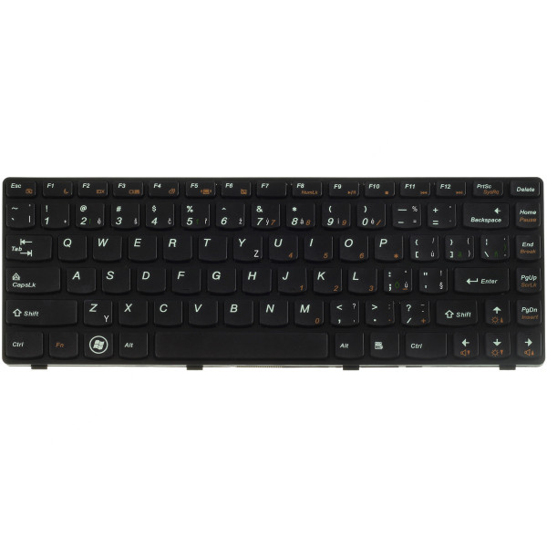 Lenovo V370 tastatură pentru notebook-ul CZ/SK Culoarea negru, Fără iluminare din spate