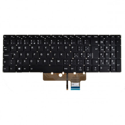 Lenovo IdeaPad Yoga 510-15IKB tastatură pentru notebook, fără ramă, negru CZ/SK, cu iluminare din spate