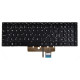 Lenovo IdeaPad Yoga 510-15IKB tastatură pentru notebook, fără ramă, negru CZ/SK, cu iluminare din spate