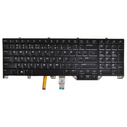 Dell AlienWare 17 R5 tastatură pentru notebook-ul CZ/SK culoarea Negru