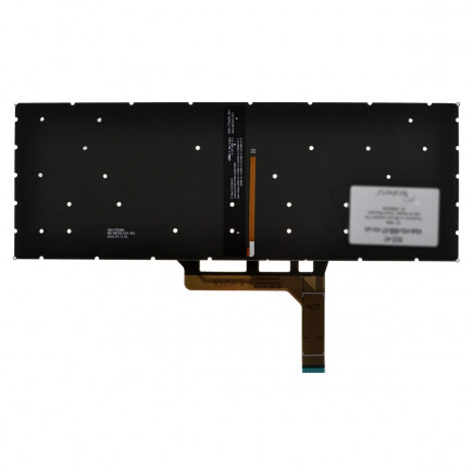 MSI P65 8RD tastatură pentru notebook, fără ramă, argintiu CZ/SK, cu iluminare din spate