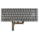 MSI P65 8RE CREATOR tastatură pentru notebook, fără ramă, argintiu CZ/SK, cu iluminare din spate