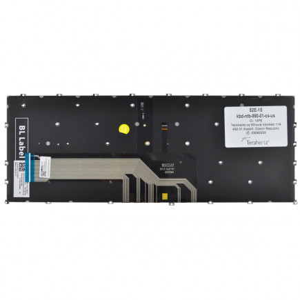Lenovo ThinkBook 14S YOGA 20WE0016US tastatură pentru notebook, fără ramă, gri CZ/SK, cu iluminare din spate