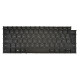 Kompatibilní 0K3VC4 tastatură pentru notebook, fără ramă, negru, cu iluminare din spate