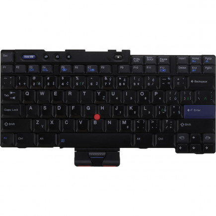 Lenovo ThinkPad R50e 1834 tastatură pentru notebook-ul CZ/SK culoarea Negru / Alb / Argintiu, fără iluminare din spate