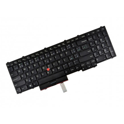 Lenovo ThinkPad P51 tastatură pentru notebook-ul CZ/SK Culoarea negru , Fără iluminare din spate