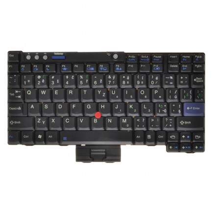 Lenovo ThinkPad X61s tastatură pentru notebook-ul CZ/SK culoarea Negru, fără iluminare din spate