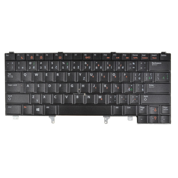 Dell Latitude E6220 tastatură pentru notebook-ul CZ/SK culoarea Negru, fără iluminare din spate