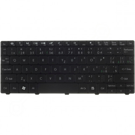 Packard Bell dot s  tastatură pentru notebook-ul CZ/SK culoarea Negru, fără iluminare din spate