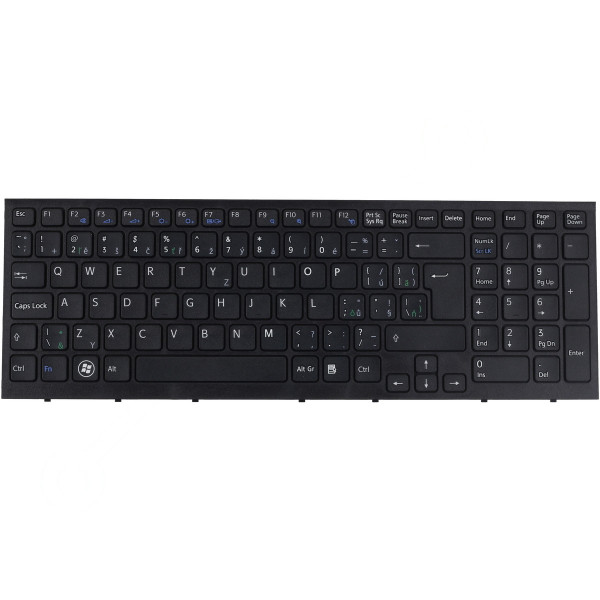 Sony Vaio VPC-EB2LGXB tastatură pentru notebook-ul CZ/SK culoarea Negru, fără iluminare din spate