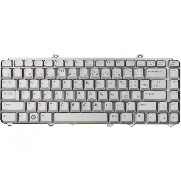 Dell XPS M1530 tastatură pentru notebook-ul CZ/SK culoarea Argintiu, fără iluminare din spate