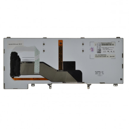 Dell Latitude E5420 tastatură pentru notebook-ul CZ/SK culoarea Negru / Alb / Argintiu
