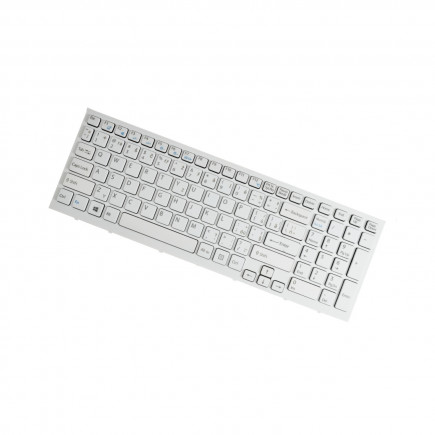 Sony Vaio VPC-EH2LGX tastatură pentru notebook-ul CZ/SK culoarea Alba, fără iluminare din spate