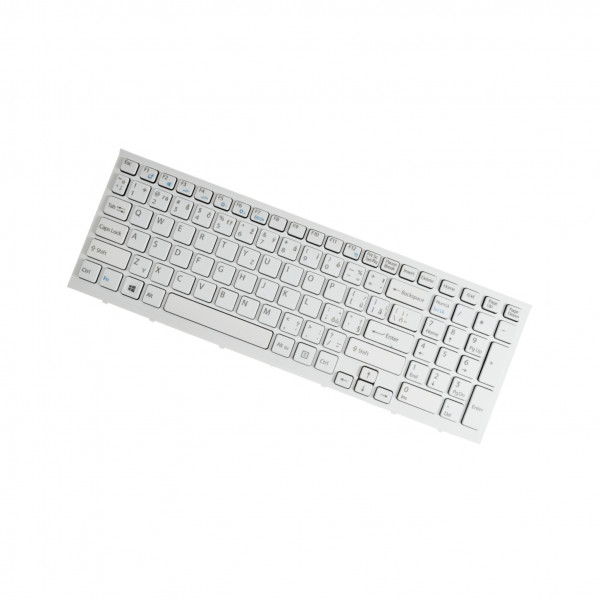 Sony Vaio VPC-EH2LGXB tastatură pentru notebook-ul CZ/SK culoarea Alba, fără iluminare din spate