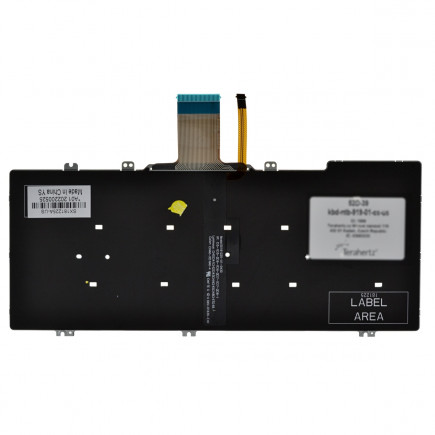 Dell Latitude 12 5289 tastatură pentru notebook, fără ramă, negru CZ/SK, cu iluminare din spate
