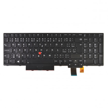Lenovo ThinkPad P52s tastatură pentru notebook-ul CZ/SK culoarea Negru, iluminat din spate