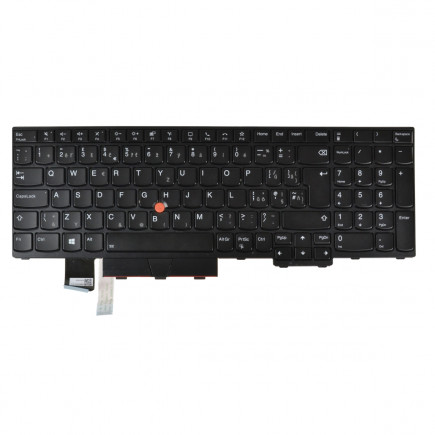 Lenovo ThinkPad L15 tastatură pentru notebook-ul CZ/SK culoarea Negru