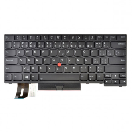 Lenovo ThinkPad T14 GEN 2 tastatură pentru notebook-ul CZ/SK culoarea Negru