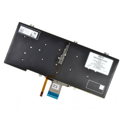 Dell Latitude 7280 tastatură pentru notebook, fără ramă, negru / alb / argintiu CZ/SK, cu iluminare din spate