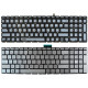 HP 15-GW0009LA tastatură pentru notebook, fără ramă, argintiu CZ/SK, cu iluminare din spate