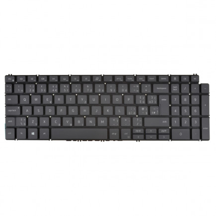Dell Inspiron 5593 tastatură pentru notebook, fără ramă, negru CZ/SK, cu iluminare din spate