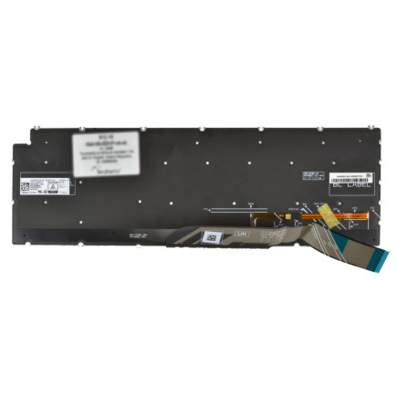 Dell Vostro 5502 tastatură pentru notebook, fără ramă, negru CZ/SK, cu iluminare din spate